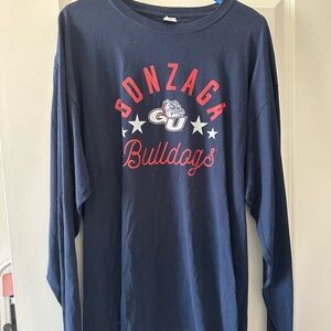 Gonzaga Bulldogs Navy Long Sleeve Tee